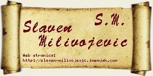 Slaven Milivojević vizit kartica